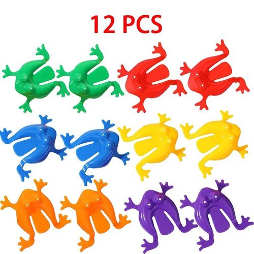 Kits De Jouets De Grenouille Sauteuse,Poulet Fronde,Jouet De Concours De Fête Amusant,Jouet Fidget Pour Enfants Et Adultes,Jouets Anti-Stress - Type 12pcs
