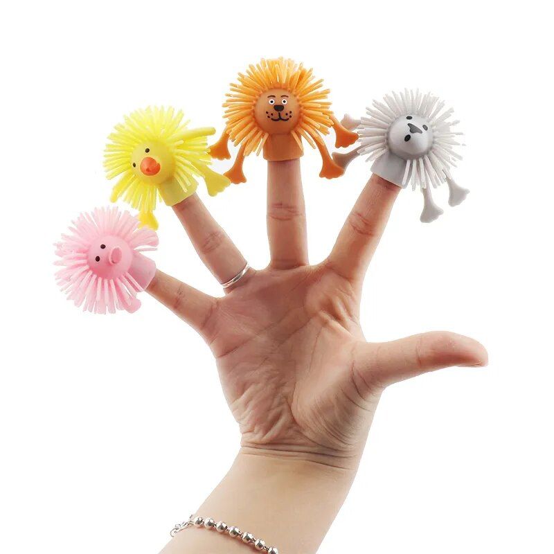 Marionnettes  Doigts En Caoutchouc Tpr Pour Enfants,Poupes... - 2