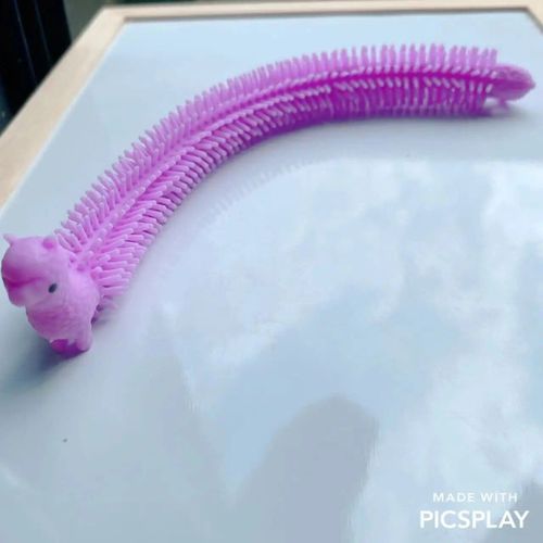 Funny Nairobi Orn Rib Worm Nrelucket Fidget Toys,Corde Commandée,Tpr,Anti-Souligné,String Toys,Through Instituts,Mm,Tsm Vent Toy,1pc - Type 1pcs Alpaca Purple