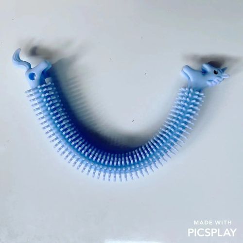 Funny Nairobi Orn Rib Worm Nrelucket Fidget Toys,Corde Commandée,Tpr,Anti-Souligné,String Toys,Through Instituts,Mm,Tsm Vent Toy,1pc - Type 1pcs Unicorn Blue