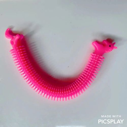 Funny Nairobi Orn Rib Worm Nrelucket Fidget Toys,Corde Commandée,Tpr,Anti-Souligné,String Toys,Through Instituts,Mm,Tsm Vent Toy,1pc - Type 1pcs Unicorn Red