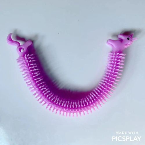 Funny Nairobi Orn Rib Worm Nrelucket Fidget Toys,Corde Commandée,Tpr,Anti-Souligné,String Toys,Through Instituts,Mm,Tsm Vent Toy,1pc - Type 1pcs Unicorn Purple
