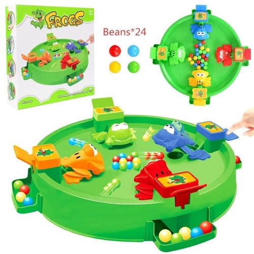 Grenouille Affamée Mange Des Haricots,Jeu De Stratégie Amusant Pour Enfants Et Adultes,Jeu De Société Interactif En Famille,Jouets Anti-Stress - Type Green (With Box)