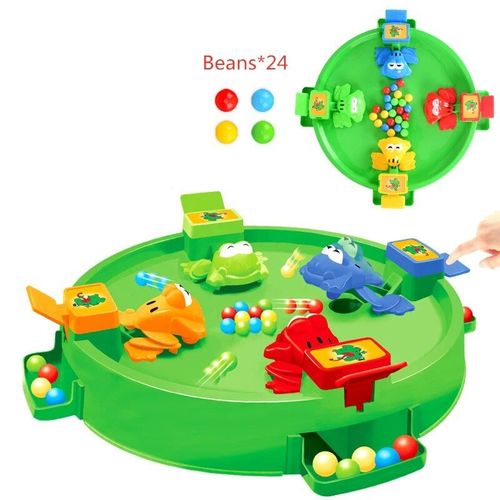 Grenouille Affamée Mange Des Haricots,Jeu De Stratégie Amusant Pour Enfants Et Adultes,Jeu De Société Interactif En Famille,Jouets Anti-Stress - Type Green (No Box)