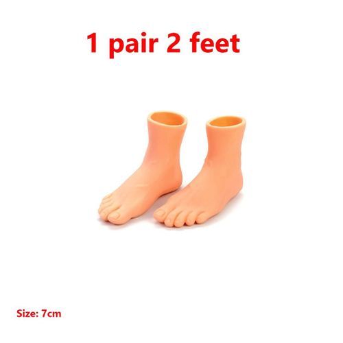 Marionnette Amusante À Petits Pieds Ruber,Ensemble De Petits Pieds,Magasins Et Petits Pieds Droits,Jouets Fantaisie Pour Adultes Et Enfants,Faveur De Fête - Type 1 Pair