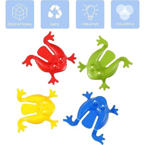 Jouet De Saut Grenouille Rebondissante Pour Enfants,Jouet Amusant Avec Un Seau,Jeu Familial,Cadeaux,12 Pièces - Type 4pcs Frogs
