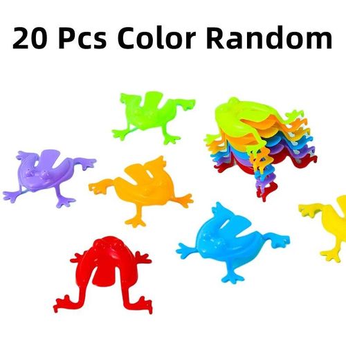 Grenouille Sautante À Pression Amusante Pour Parent Et Enfant,Presse Interactive,Grenouille Dos Diabétique,Jouet Fantaisie,Anti-Souligné,Cadeau De Décompression - Type 20 Pcs