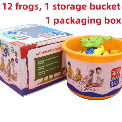 Grenouille Rebondisnoyaux Pour Enfants,Presse Interactive Pour Parents Et Enfants,Grenouille Dos Diabétique,Anti-Souligné,Jouet De Fête D'anniversaire,12 Pièces - Type 12pcs