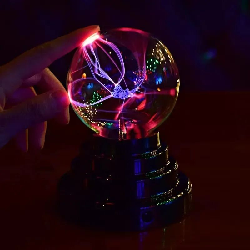 Boule De Plasma lectrostatique Usb Sensible Au Toucher,Lamp... - 2