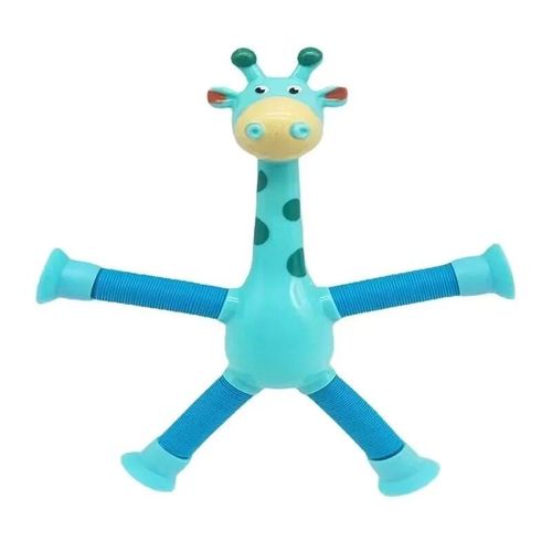 Jouets À Ventouse Anti-Stress Pour Enfants,Tubes Pop,Soufflet Mentaires Oriel,Jouets À Presser Fidget,Girafe Télescopique,Instituts Soulignés - Type G-Blue