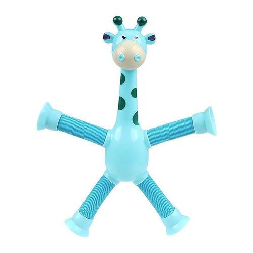 Jouets À Ventouse Télescopique Pour Enfants,Jouet Fidget Girafe,Tubes Extensibles,Anti-Stress,Jouets Mentaires Oriels À Presser,Cadeau Pour Enfants,Instituts Soulignés - Type Blue