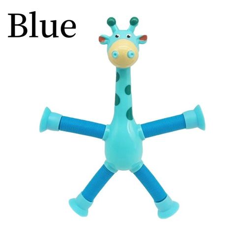Jouets À Ventouse Pour Enfants,Tubes Pop,Soufflet Mentaires Oriel,Jouets Anti-Stress,Girafe Télescopique,Soufflet Souligné,Instituts,4,1pc - Type Blue