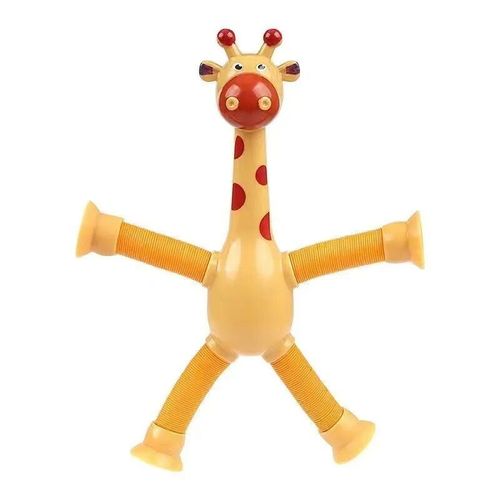 Jouets À Ventouse Pour Enfants,Tubes Pop,Souligné,Instituts,Télescopique,Girafe,Jouet Fidget,Soufflet Mentaires Oriel,Anti-Stress,Presser,Enfant,Garçon,Fille - Type Yellow