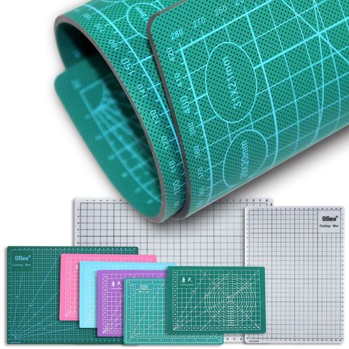 A3 45x30cm Verde - Tapis De Découpe En Cuir A3, Planche À Graver, Planche À Écrire À La Main, Épaisseur De 3mm, Taille En Pouces, Poinçon De Couture