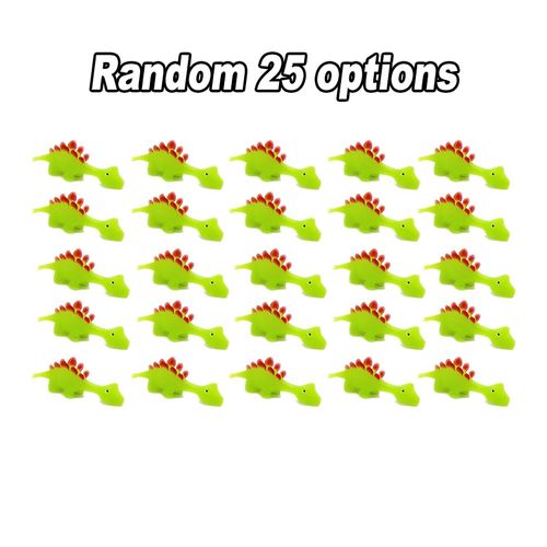 Autocollants Amusants De Décompression De Fronde De Doigt De Dinosaure De Catapulte,Jouets De Puzzle Pour Des Enfants,Accessoires De Cadeaux De Fête D'anniversaire - Type 25pcs