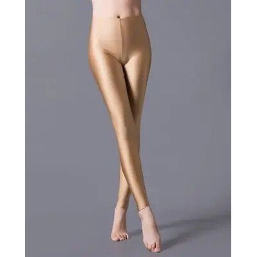 Kendfjny-Pantalon Brillant Pour Femmes,Leggings De Connaissance Chauds,Solide,Structurels Ent,Ique Dex,Élasticité,Décontracté