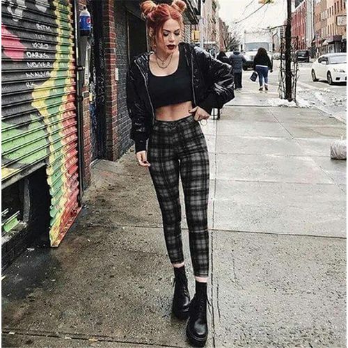 Leggings Taille Haute À Carreaux Pour Femmes,Pantalons Décontractés,Pantalons Crayon Élastiques,Surintendant De Fitness,Pantalons Taille Haute,Populaires,2022