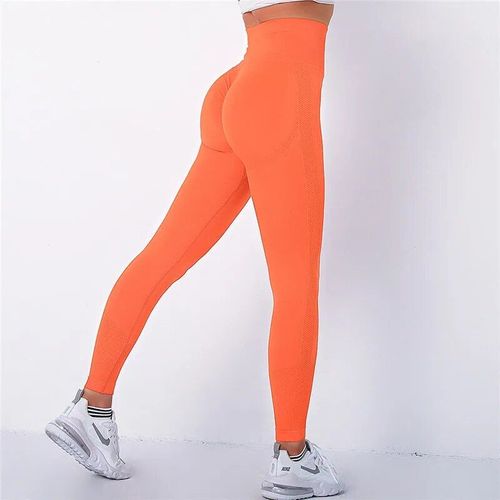 Leggings D'entraînement En Spandex Sans Couture Pour Femmes,Pantalons De Fitness À Bulles,Pantalons Athlétiques,Pantalons D'entraînement Push-Up,Salle De Sport Fjmujer,Taille Haute