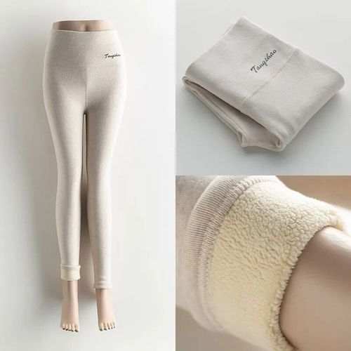 Legging Molletonné Épais Pour Femme,Pantalon Extensible,Taille Haute,Sans Couture,Peut Être Porté En Dessous De Zéro