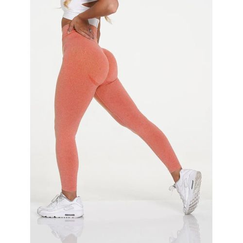 Guerin-Leggings Moulants Taille Haute Sans Couture Pour Femme,Pantalon De Yoga,Short De Fitness,Vêtements D'entraînement,Hanches De Pêche