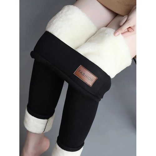 Leggings Doublés De Velours Pour Femmes,Pantalons Thermiques Skinny,Pantalons Chauds,Minces,Taille Haute,Sourire,Vêtements D'hiver,2021