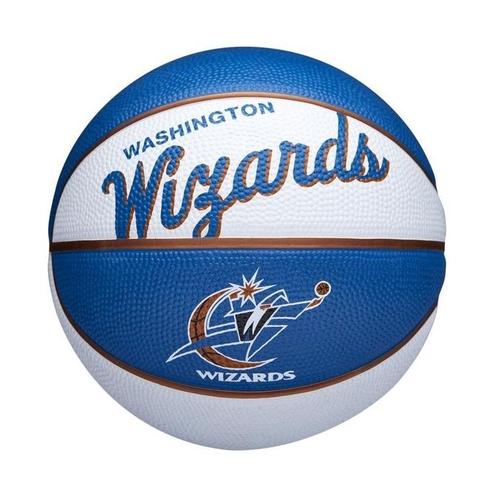 Mini Ballon De Basketball Nba Washington Wizards Wilson Team Retro Exterieur