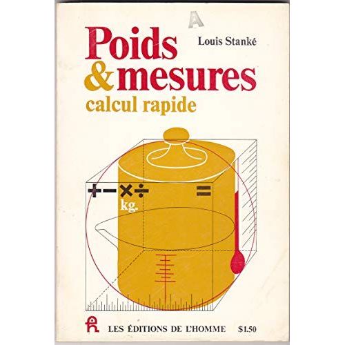 Poids Et Mesures, Calcul Rapide