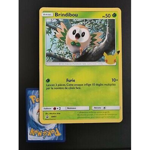 Brindibou - Sm01 Carte Pokémon Jumbo - Promo Célébrations 25 Ans