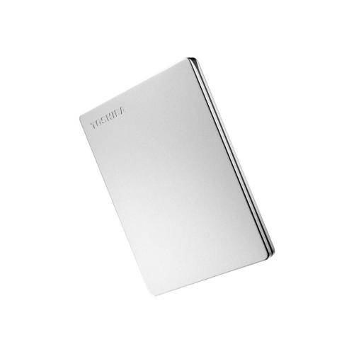 Toshiba Canvio Slim - Disque dur - 2 To - externe (portable) - 2.5" - USB 3.2 Gen 1 - argent