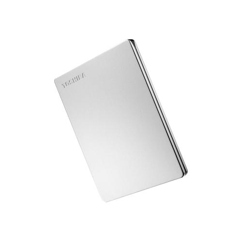 Toshiba Canvio Slim - Disque dur - 1 To - externe (portable) - 2.5" - USB 3.2 Gen 1 - argent