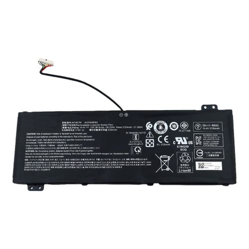 DLH - Batterie de portable (équivalent à : Acer AP18E7M, Acer AP18E8M, Acer KT.00407.007, Acer KT.00407.009, Acer KT.0040G.013) - Lithium Ion - 3700 mAh - 57 Wh - pour Predator Helios 300; Nitro...