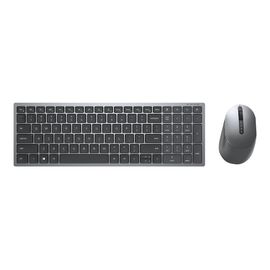 Dell Multi-Device KM7120W - Ensemble clavier et souris - sans fil - 2.4 GHz, Bluetooth 5.0 - Français - gris titan - avec 3 years NBD Advance Exchange - pour Latitude 9410; OptiPlex 7480;...