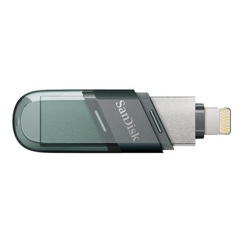 SanDisk iXpand Flip - Clé USB - 256 Go - USB 3.1 Gen 1 / Lightning