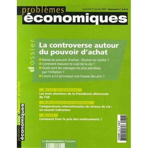 Problèmes Économiques N° 2916, 31 Janvier 2007 - La Controverse Autour Du Pouvoir D' Achat