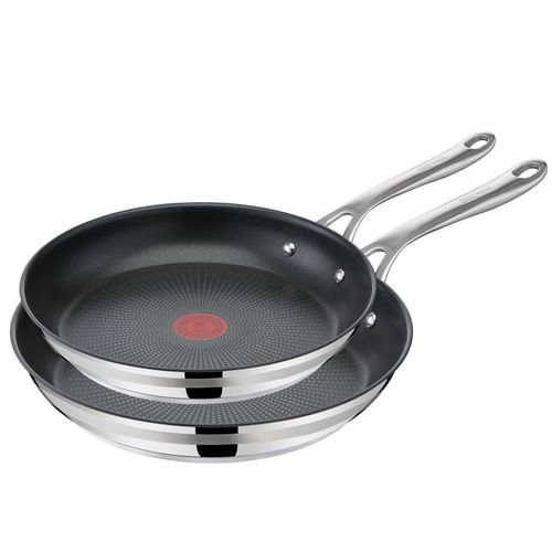 Jamie Oliver E310s234 Set De 2 Poêles À Frire 24/28 Cm - Antiadhésives