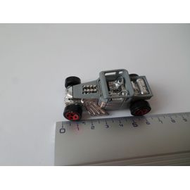 Dragster Modele Gris Pick Up Jantes Rouges