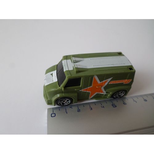 Fourgonnette Sans Marque Modele Vert Avec Etoile Orange-Majorette