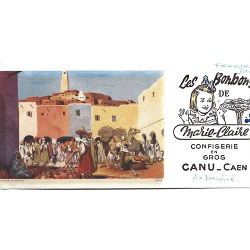 Buvard "Les Bonbons De Marie-Claire" - Canu-Caen (Avant 1950)