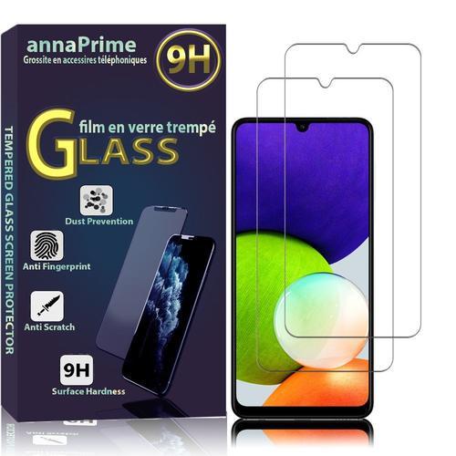 Lot / Pack De 2 Films Verre Trempé Pour Samsung Galaxy A22 4g 6.4" Protection D'écran