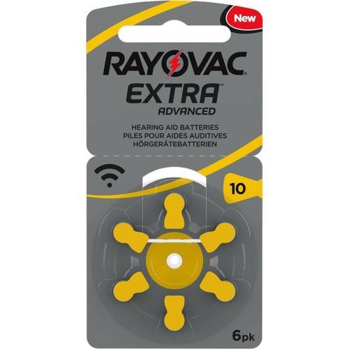 RAYOVAC Blister de 6 Piles Auditives Extra Advanced 10