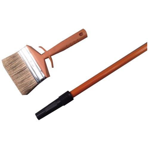 Brosse rectangulaire spéciale lasure - manche télescopique - 80 cm