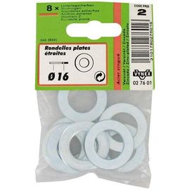 Rondelle étroite D : 16mm - lot de 8