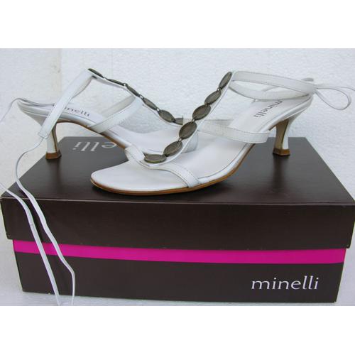 Minelli Sandales Blanches 37