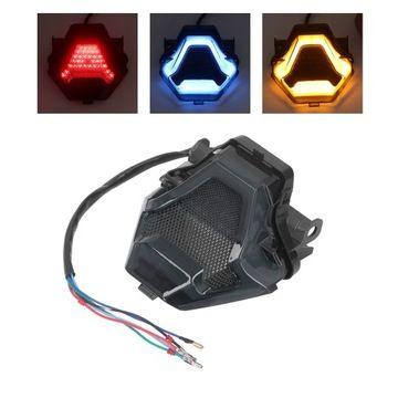 Feu Arrire Led Intgr Pour Moto, Clignotants Arrire Qc189... - 2