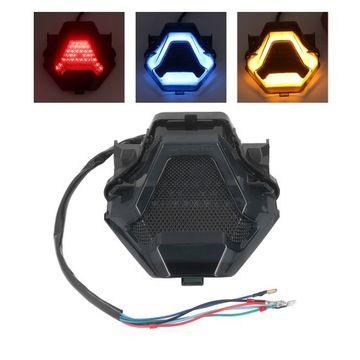 Feu Arrire Led Intgr Pour Moto, Clignotants Arrire Qc189... - 3