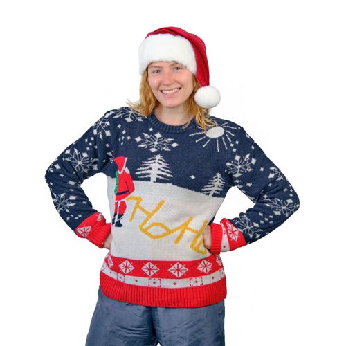 Pull De Noël Avec Père Noël Adulte