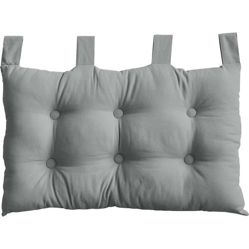 Tête De Lit Coussin Panama À Suspendre - 70 X 45 Cm - Gris Clair