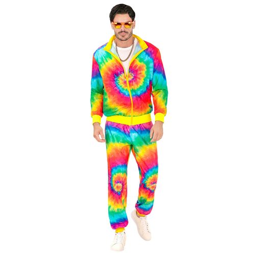 Survêtement Tie And Dye Fluo Grande Taille Adulte - Taille: Xl