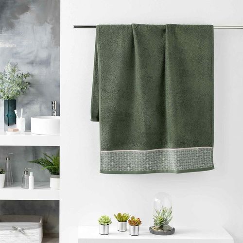 Drap De Douche Jacquard "Belina" 70x130cm Kaki