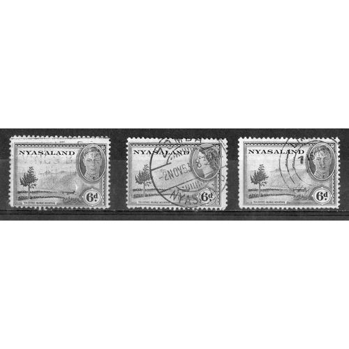 Nyasaland ( Malawi ) Timbres Le Roi George Vi